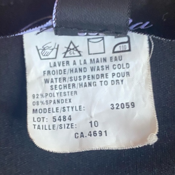 NueVa Blue Animal Print Scoop Neck Ruched Waist Lined Pullover Dress Siz… - Picture 10 of 13